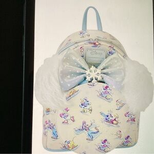 Loungefly Disney Mickey and Friends Mini Backpack with headband